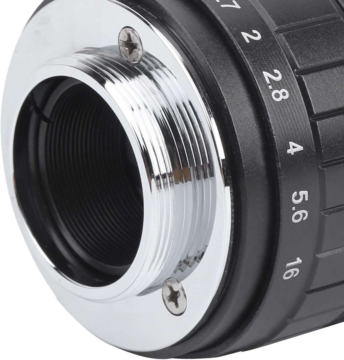 lvifloae 35mm F1 7 C Mount TV Movie Fixed Focus Mirrorless Camera Lens Fixed Focus Micro Single Suitable Closed Circuit