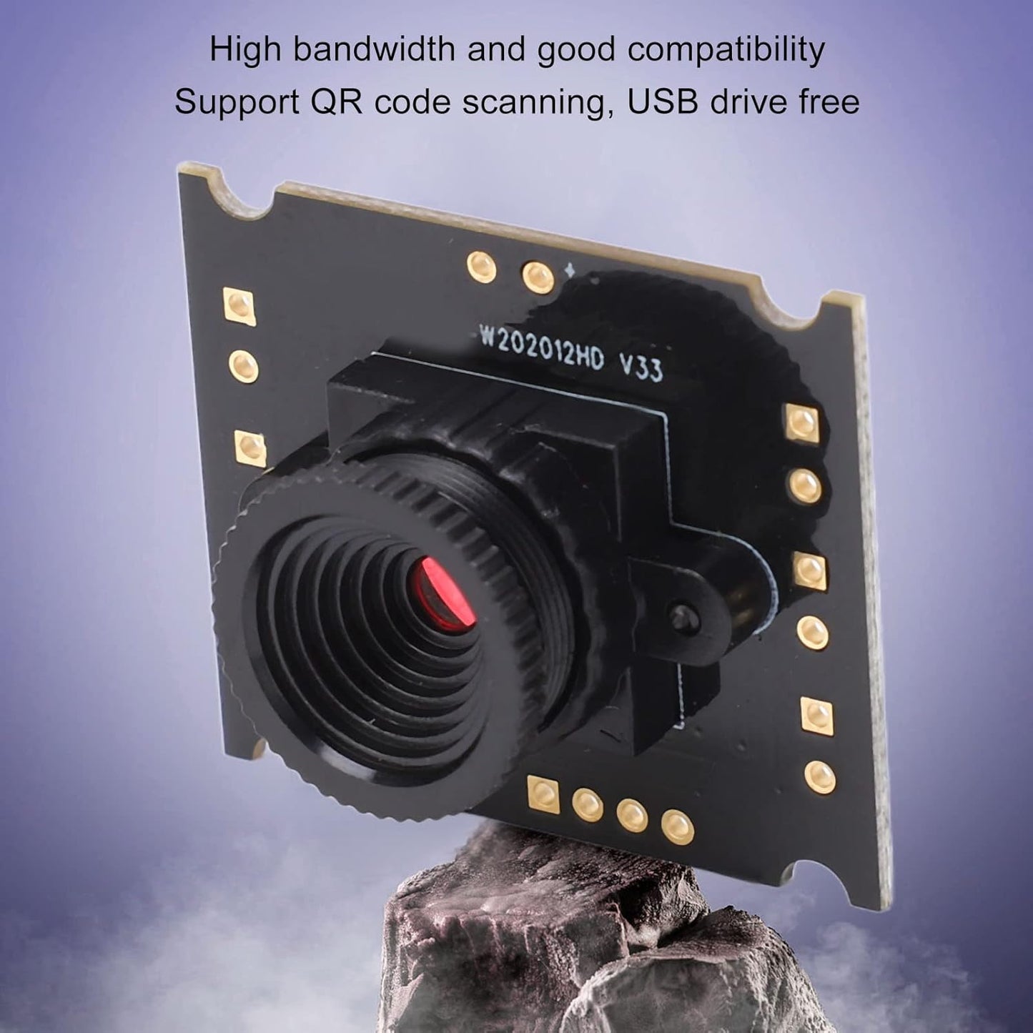 Eujgoov 1MP W202012HD V33 42 1MP CMOS OV9726 USB2.0 40cm 15.7in Camera Module Horn Lens USB Camera Module Mini Webcam