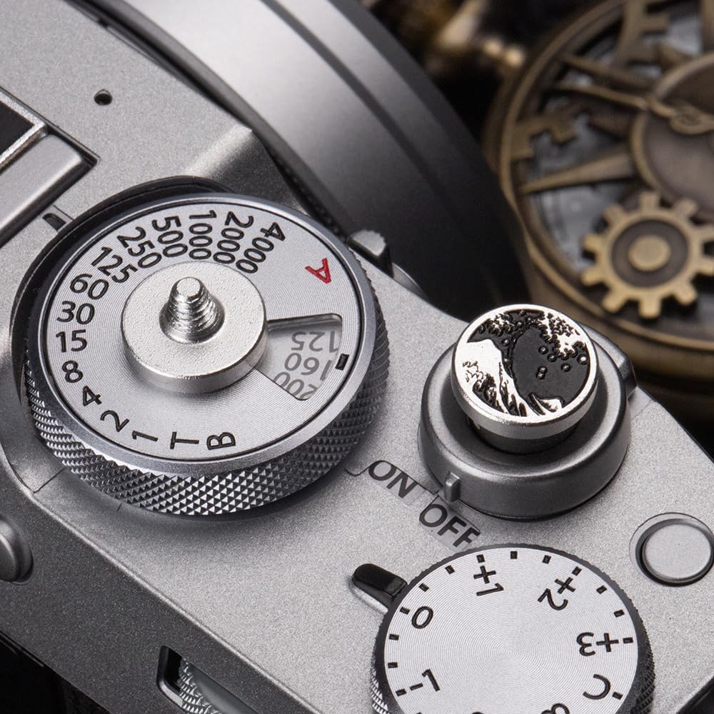xt5 xt50 xt30 xt200 xt100 xpro2 xpro3 Set) Camera hot Shoe Cover and Shutter Buttons Soft Shutter Release Button