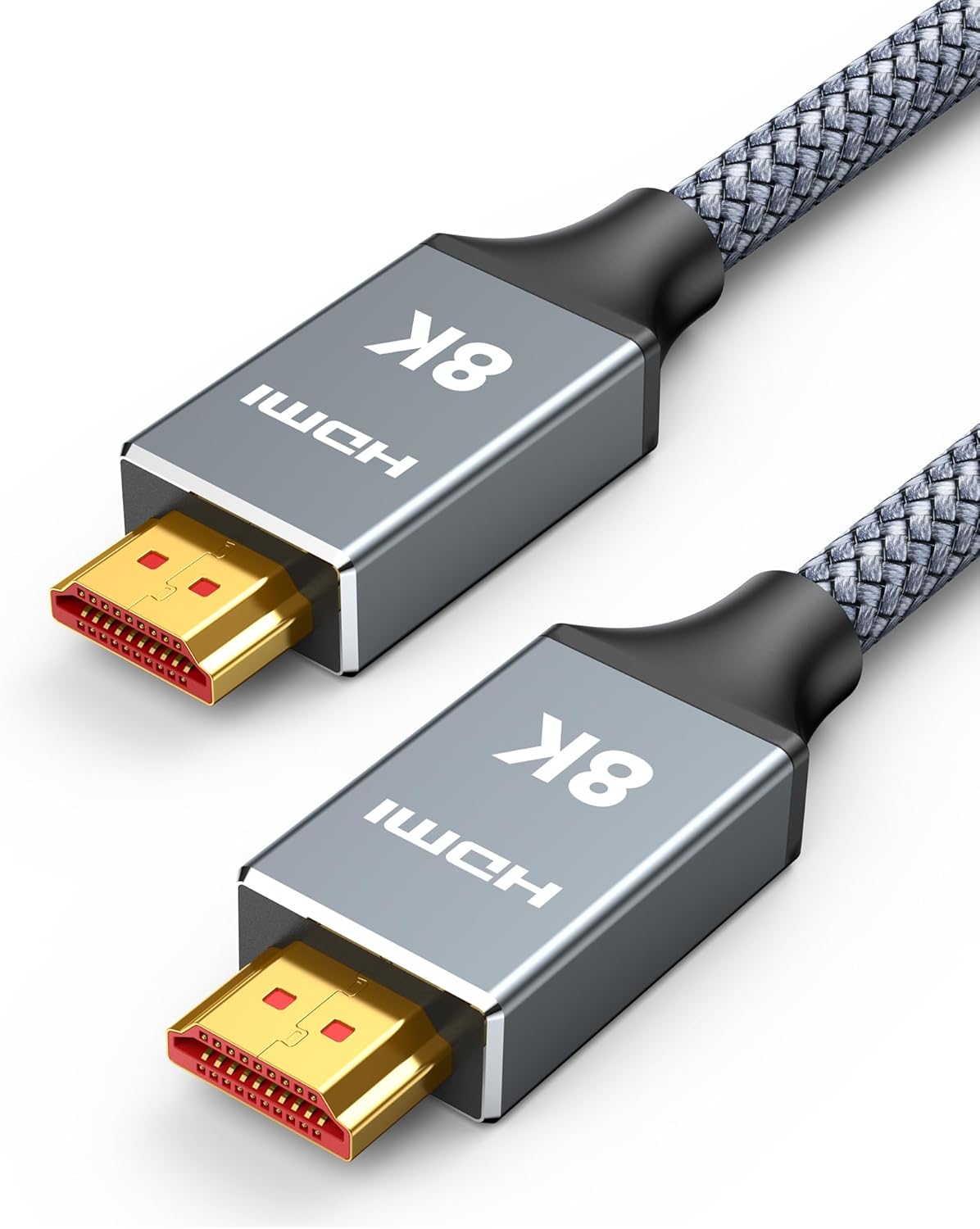 25ft 8K 4K@120Hz 2.1, 48Gbps PS5, PS4, 8K@60Hz, 2K@240Hz, 144Hz, 2.2 2.3, Capshi HDMI Cable High Speed Cord for TV