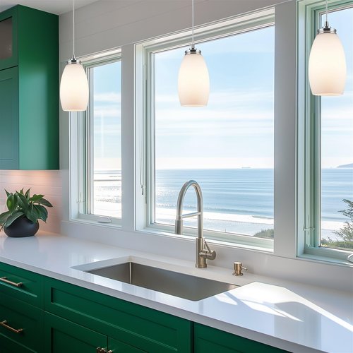 Kira Home Coast 7" Set of 2 Frosted Glass Shades, Satin White Oval Replacement Glass Globes, 1-5/8" Fitter Opening for Threaded Medium Base Socket, 7.5" x 4.5"