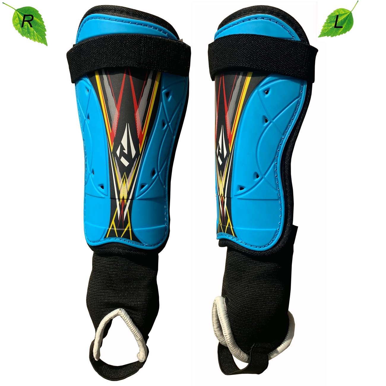 Soccer Football shin Guards with Low-Profile Flexible Super Protection,Great for Adult,Youth, Junior,Size Medium