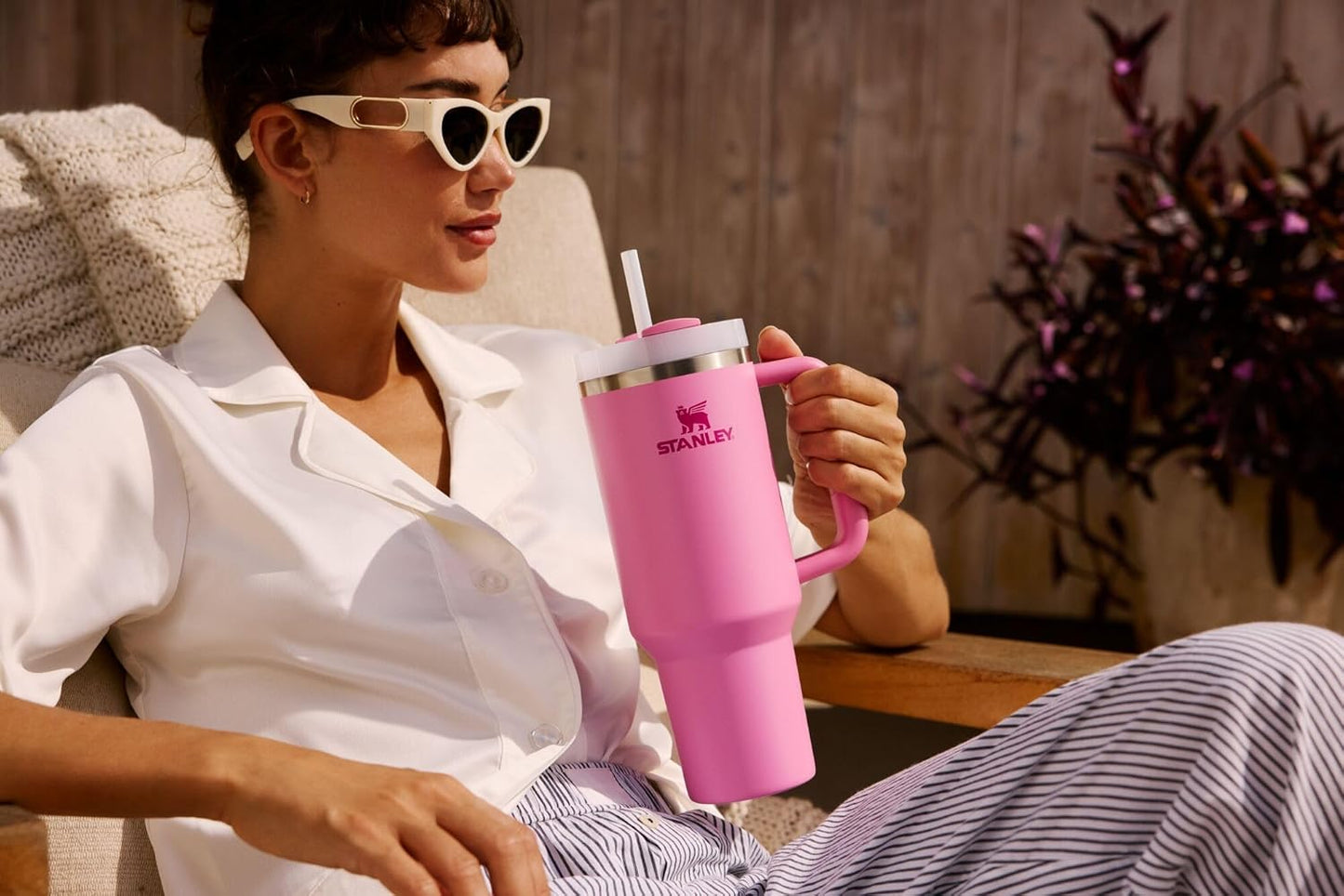 STANLEY Quencher H2.0 Tumbler - 14 oz Insulated Stainless Steel Cup with Handle & Straw | BPA-Free | Spring Green