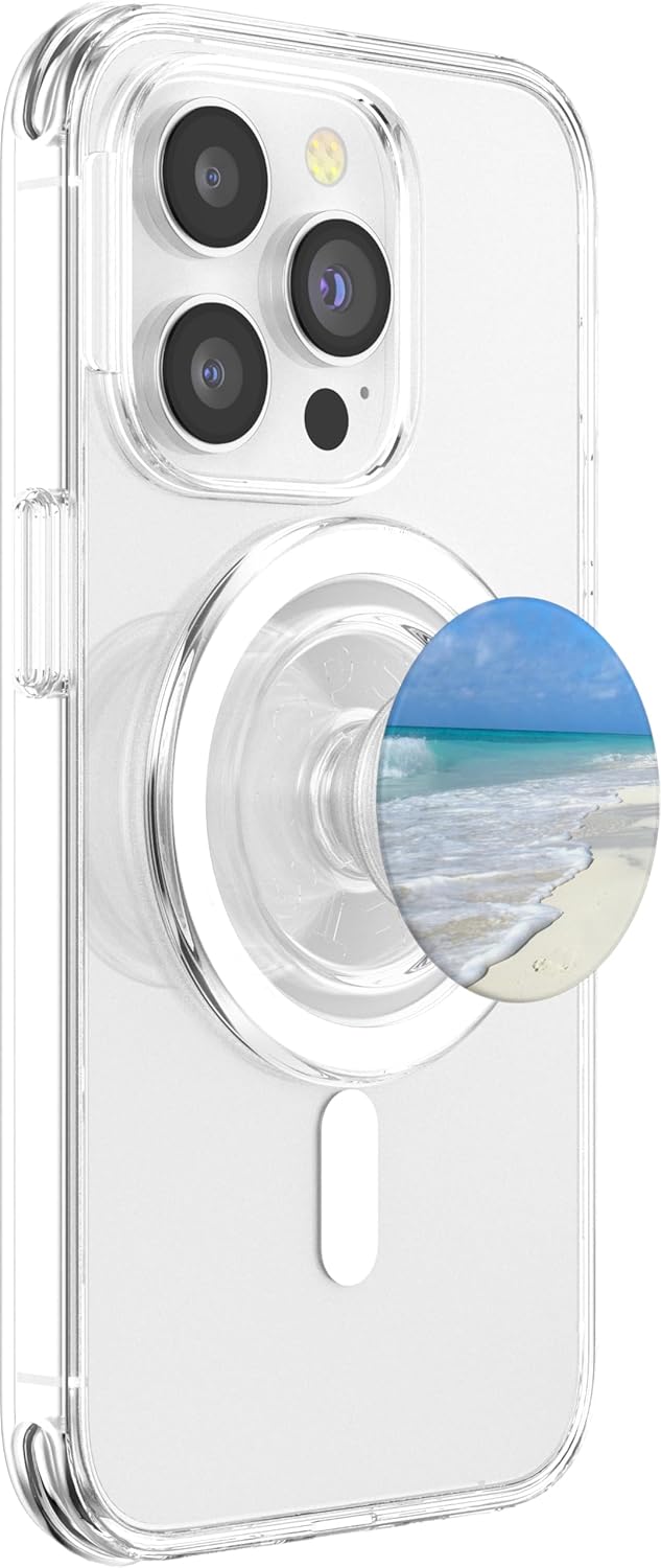 CJ Grips Summer Beach and Ocean PopSockets PopGrip for MagSafe