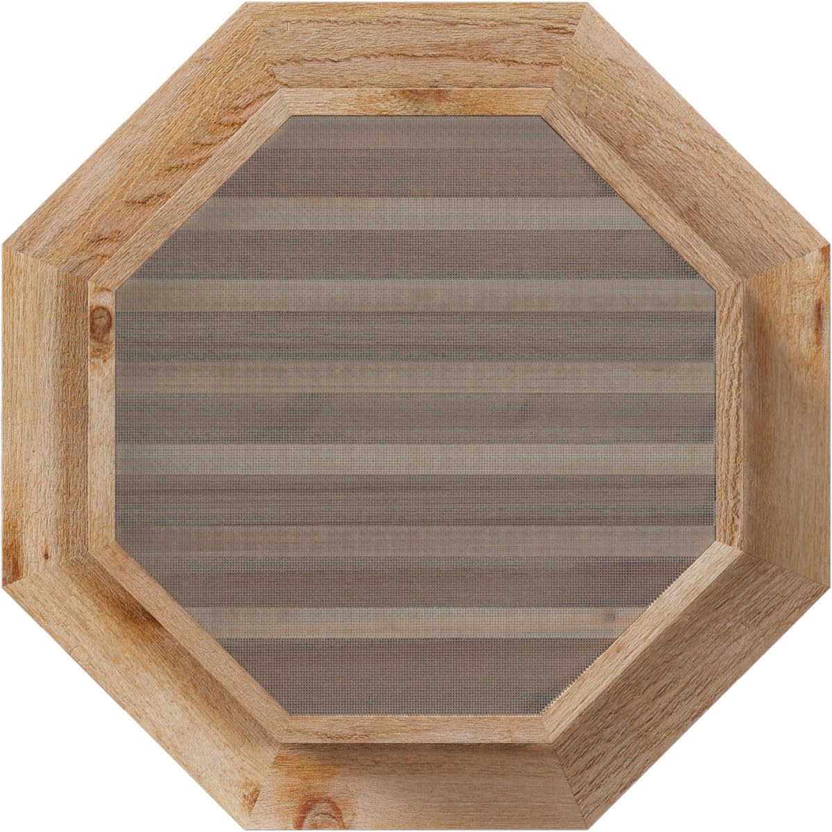 Ekena Millwork GVWOC18X1801SFUWR GVWOL12X3002SDPWR, 23"W x 23"H (Rough Opening: 18"W x 18"H), Western Red Cedar, Unfinished