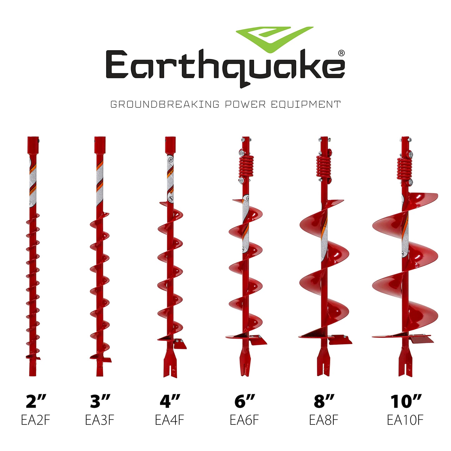 Earthquake EA4F 4-Inch Diameter 36-Inch Long Earth Auger with Fishtail Point