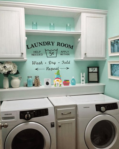 iStatue 4-Pack Mini Resin Gnome Figurines - Cute Spring Laundry Room Decor - 5'' Size