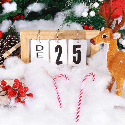 EIMMBD Artificial Snow - Fluffy Christmas Cotton Decor for Holiday Crafts | 12.4 Ounces