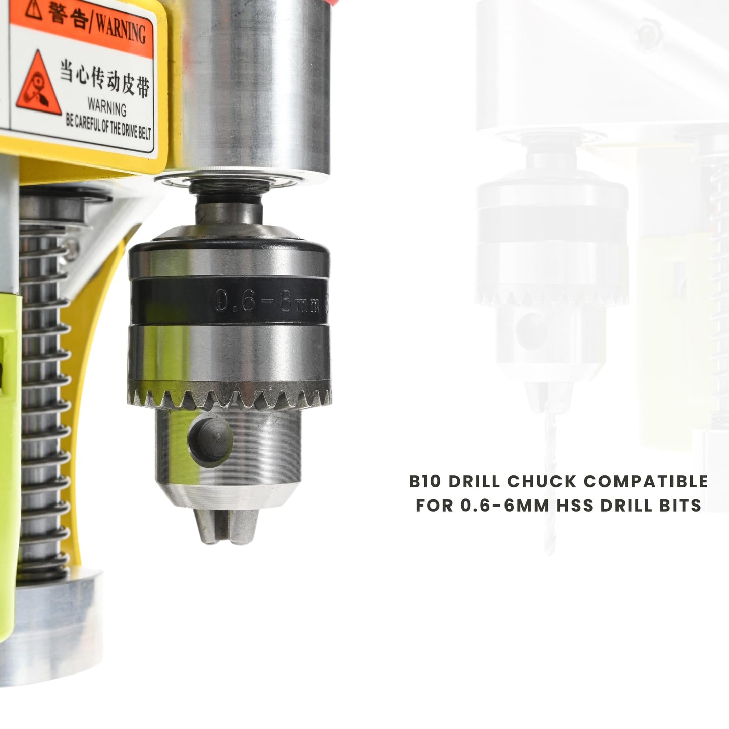Electric Mini Bench Top Drill Press, 7 Speed Drilling Machine w/ B10 Chuck for 0.6-6mm Bits, Mefape DIY Metal Woodworking Jewelry Drill Tool