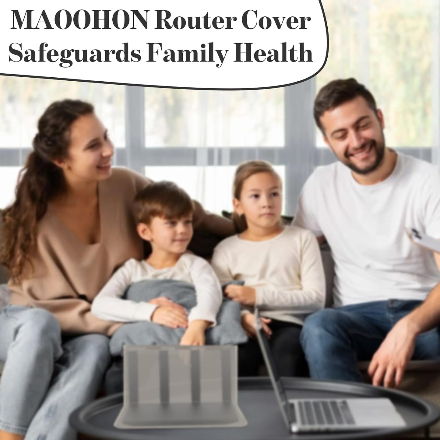 MAOOHON (14IN 15.5IN) WiFi Router Cover for Protection, Versatile Shielding WiFi Guard Cover x