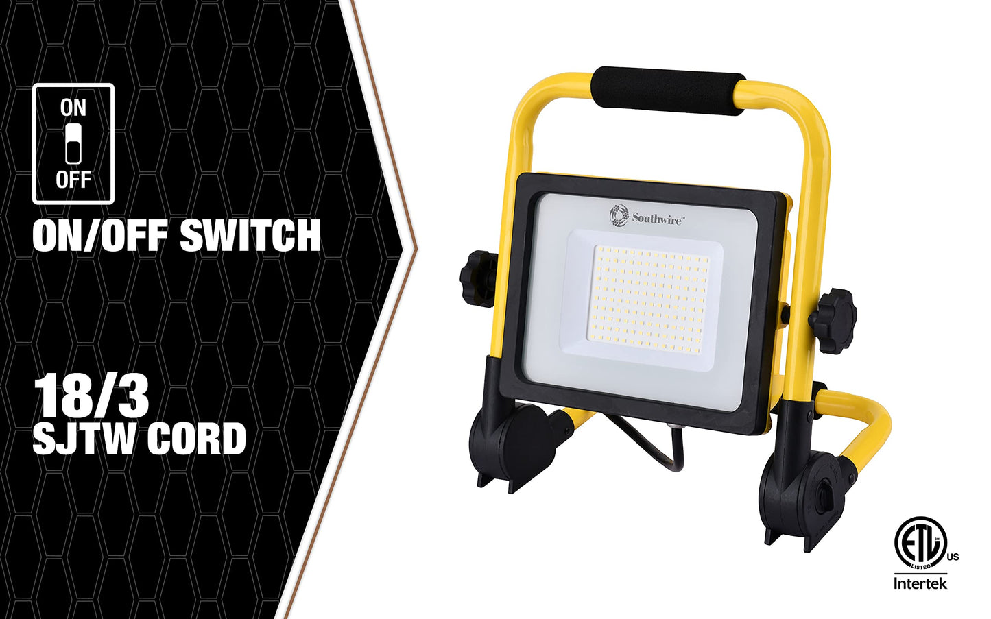 Southwire CSW10X1 LED Work Light, 10000, Yellow