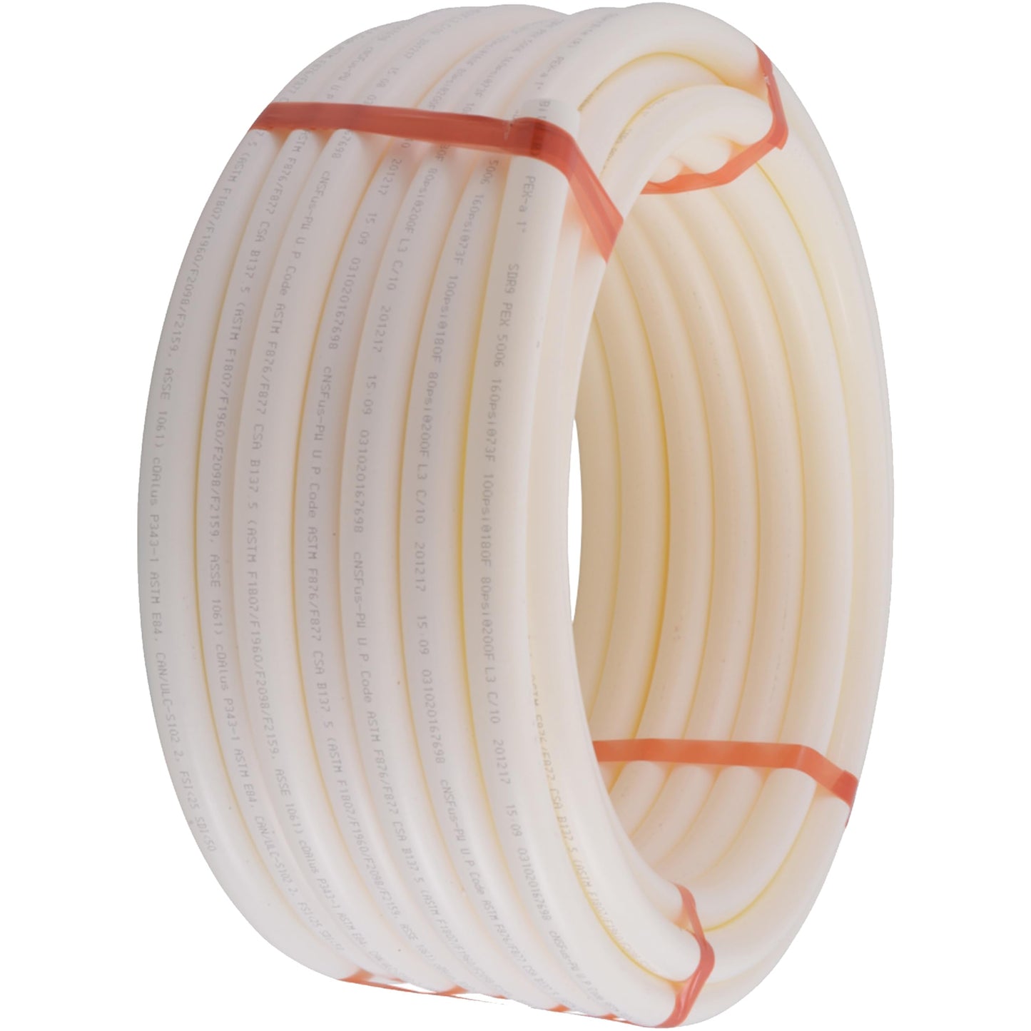 SharkBite 1 Inch x 100 Feet White PEX-A, Made in the USA, Flexible Water Pipe Tubing for Plumbing, UA80W100