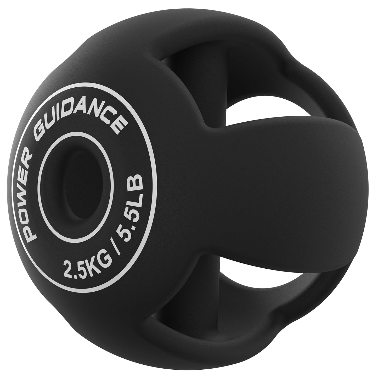 POWER GUIDANCE Spherebell Dumbbells + Kettlebell, Achieve Peak Exercise Performance while Minimizing Stress on Joints (Black-5.5LB)