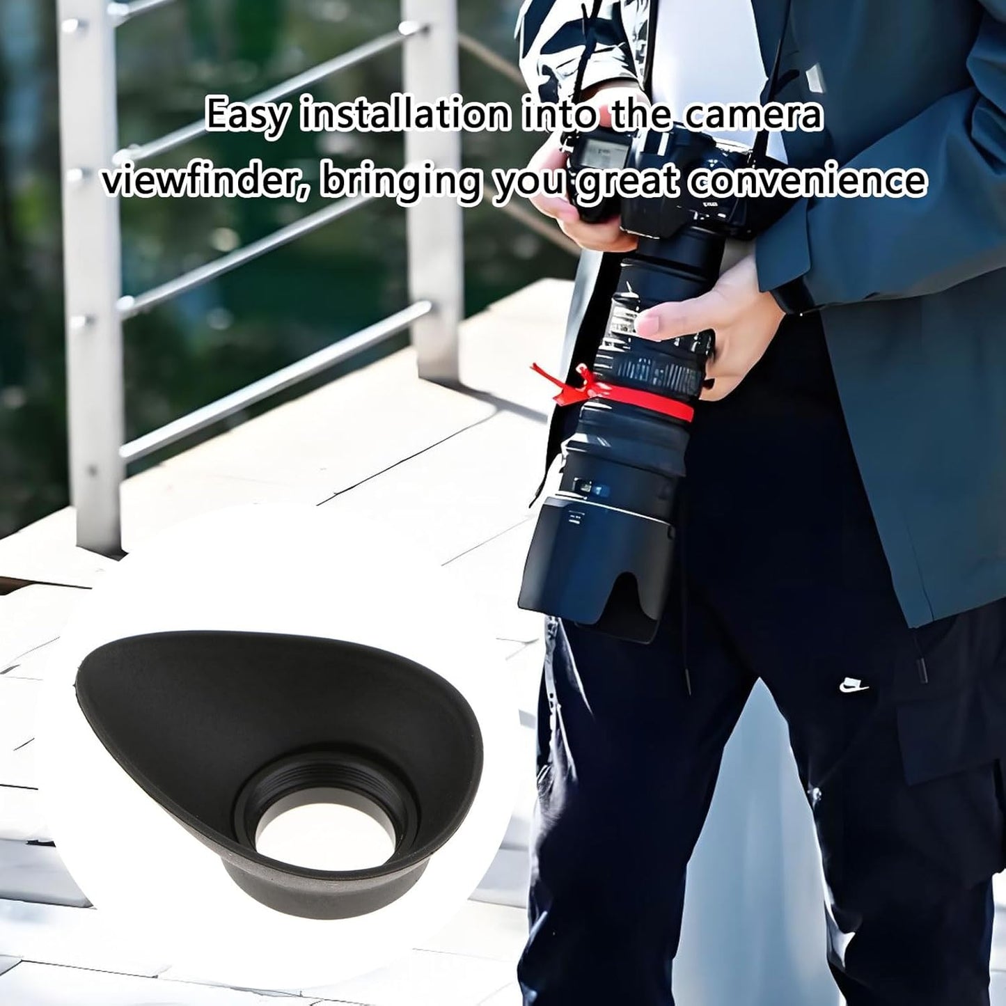 SHYYOULQE D700 D800 D3X D2X D2H 19mm Antiglare Camera Eye Cup for Viewfinder Accessory Flexible Soft Silicone Shield
