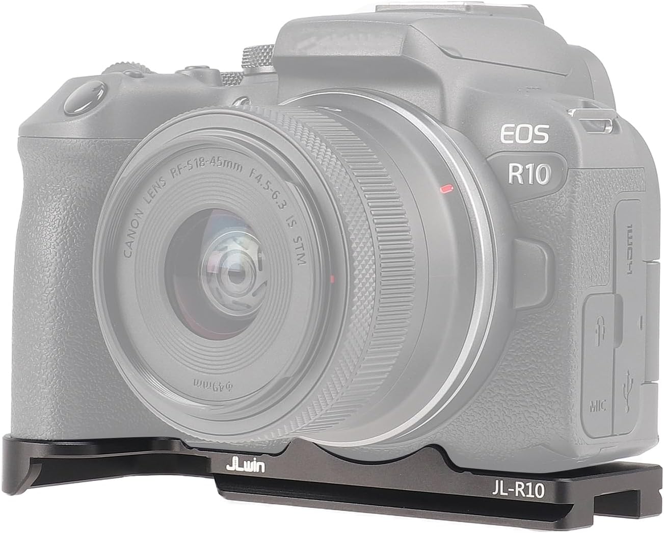 FocusFoto R10 Quick Release Baseplate QR Plate Mount for Canon EOS Mirrorless Camera, Compatible with Arca-Swiss