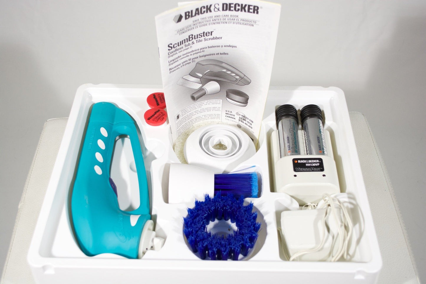 Black & Decker, ScumBuster Cordless Wet Scrubber, Model SB400