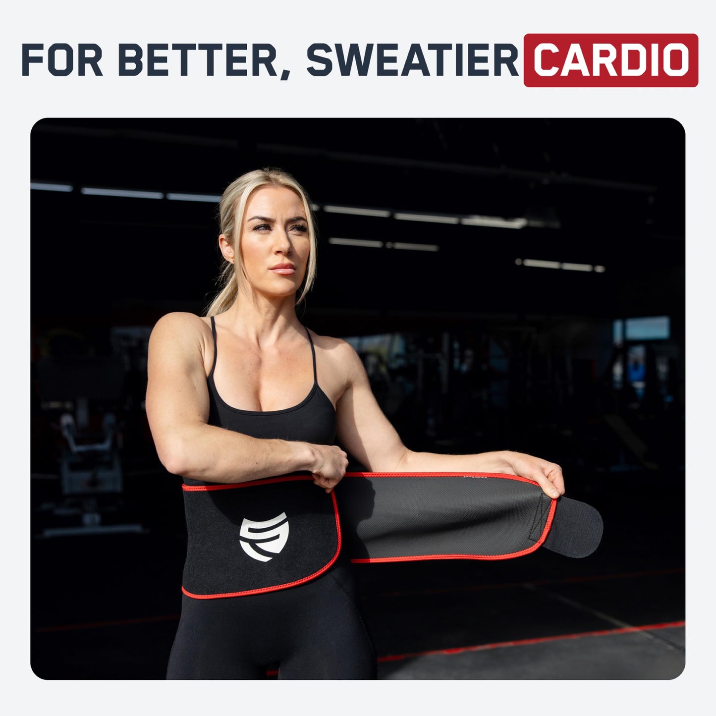 SteelFit Waist Trimmer Belt for Women & Men - Moisture-Resistant Neoprene Waist Trainer - Adjustable Sweat Band Shaper for Stomach & Belly Fat - Fitness, Gym & Exercise Accessories for Working Out