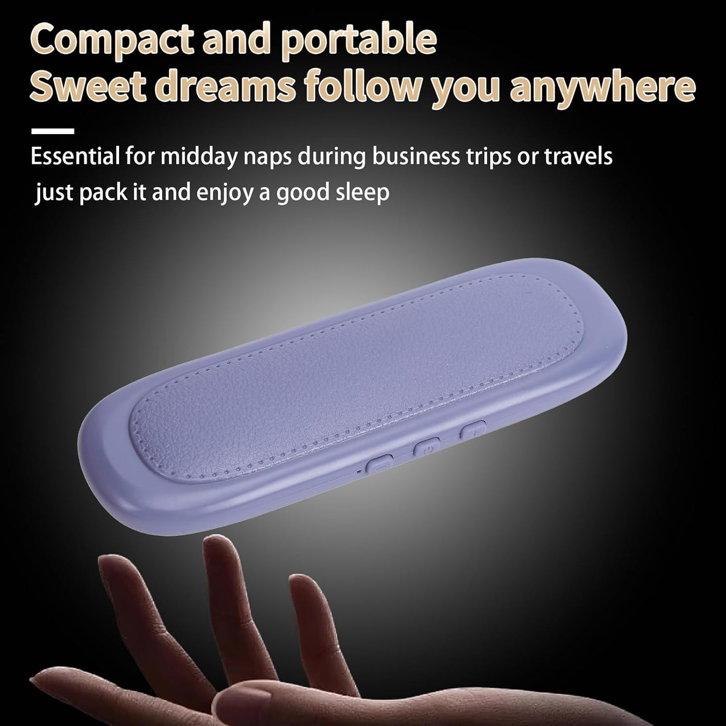 VBESTLIFE Pillow Speaker for Sleeping, Mini Bone Conduction Bluetooth Under Pillow Speaker, Sleep Timer, for Side