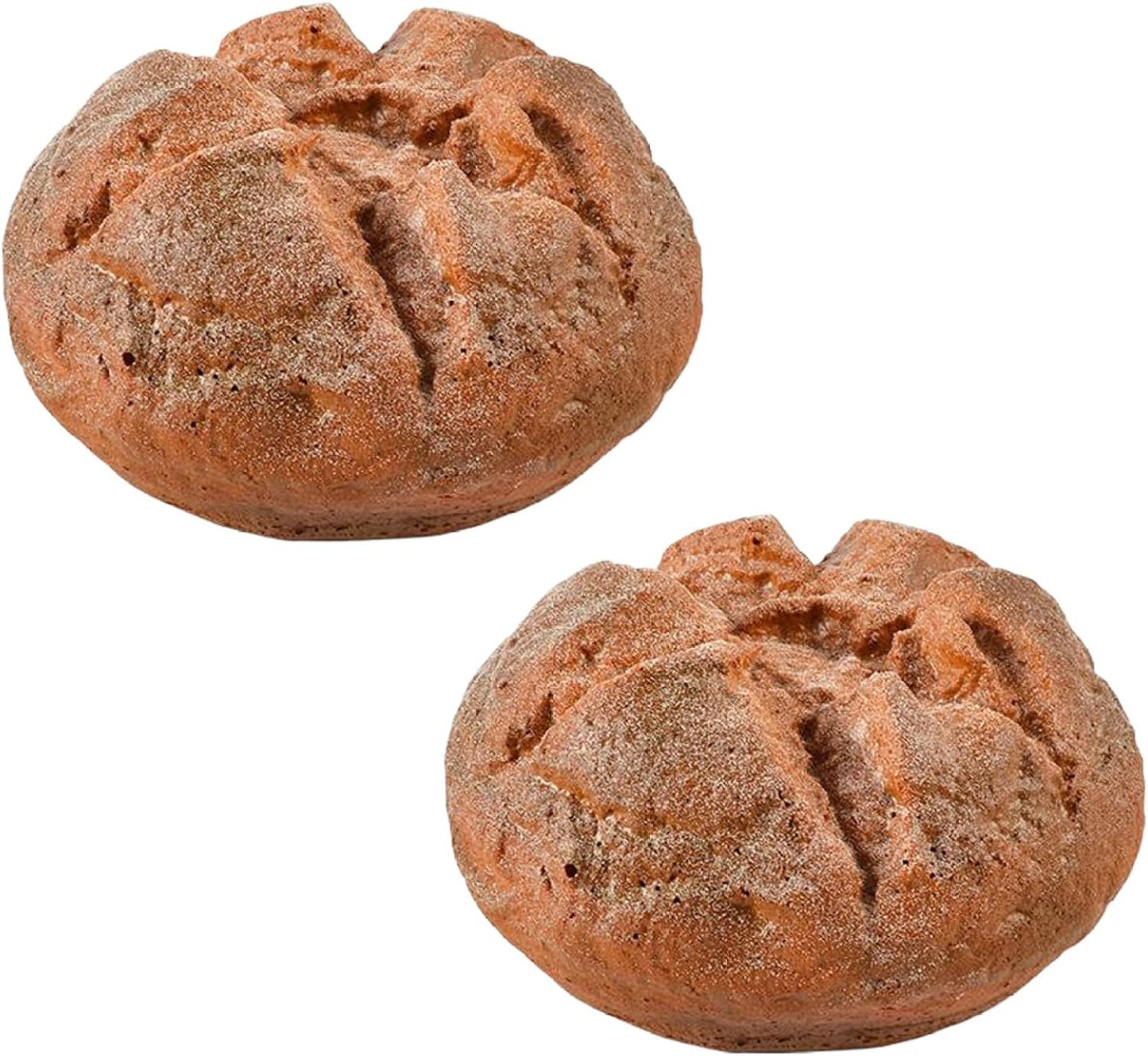 Hbbgdiy 2PCS 6x3.2 Inch, Realistic PU Bread Artificial Bakery Display & Photography Props for Shop Window, Kitchen Dcor