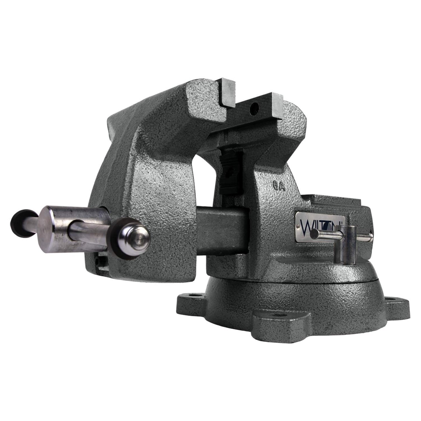 Wilton Mechanics Bench Vise, 6" Jaw Width, 5-3/4" Jaw Opening, 4-1/8" Throat (Model 746)