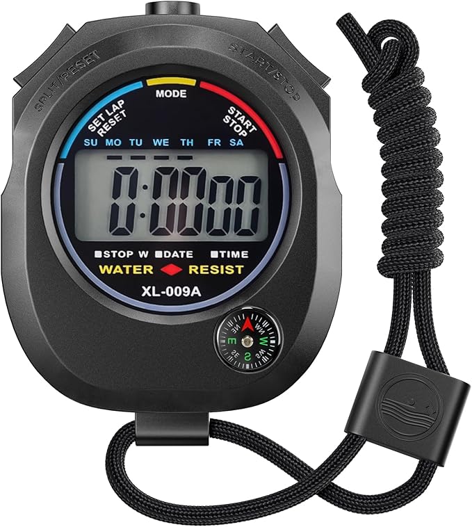 KingL Digital Stopwatch Timer - Interval Timer with Large Display.