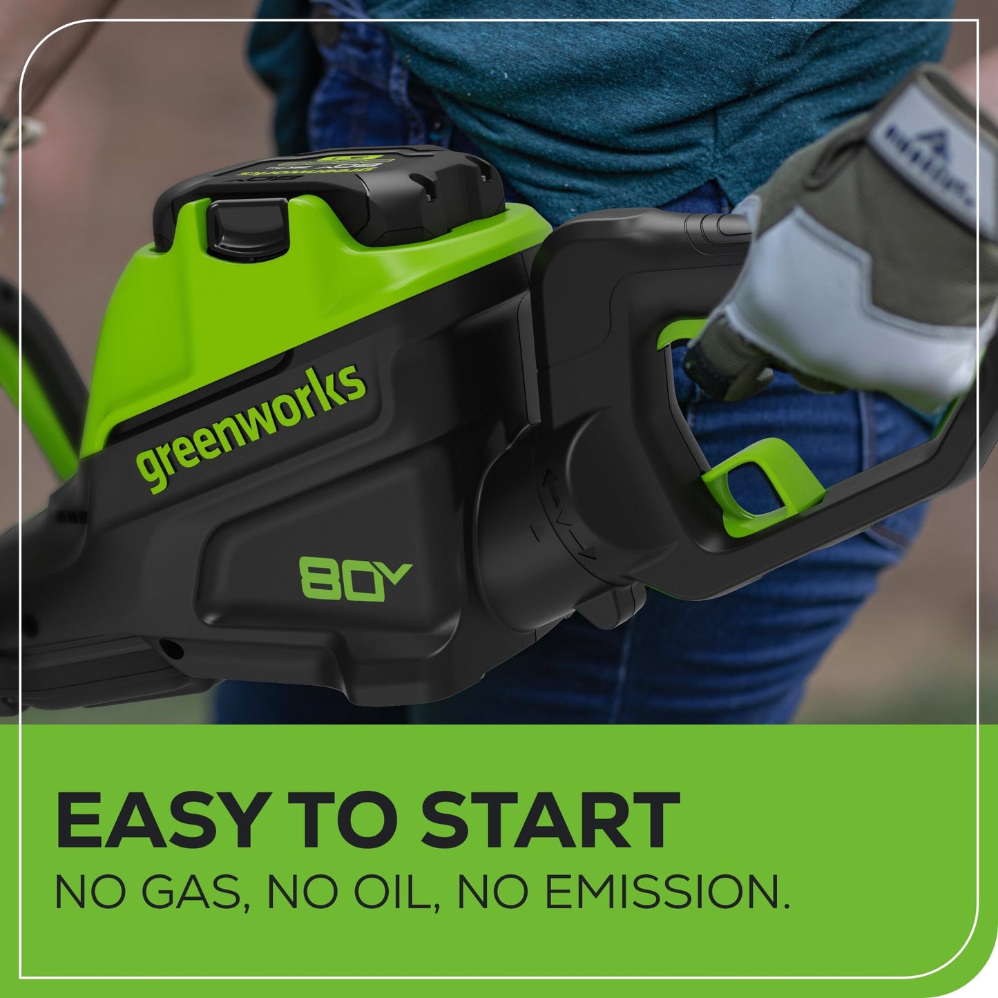 Greenworks 80V 26" Brushless Hedge Trimmer with 2.0Ah Battery and 2A Charger