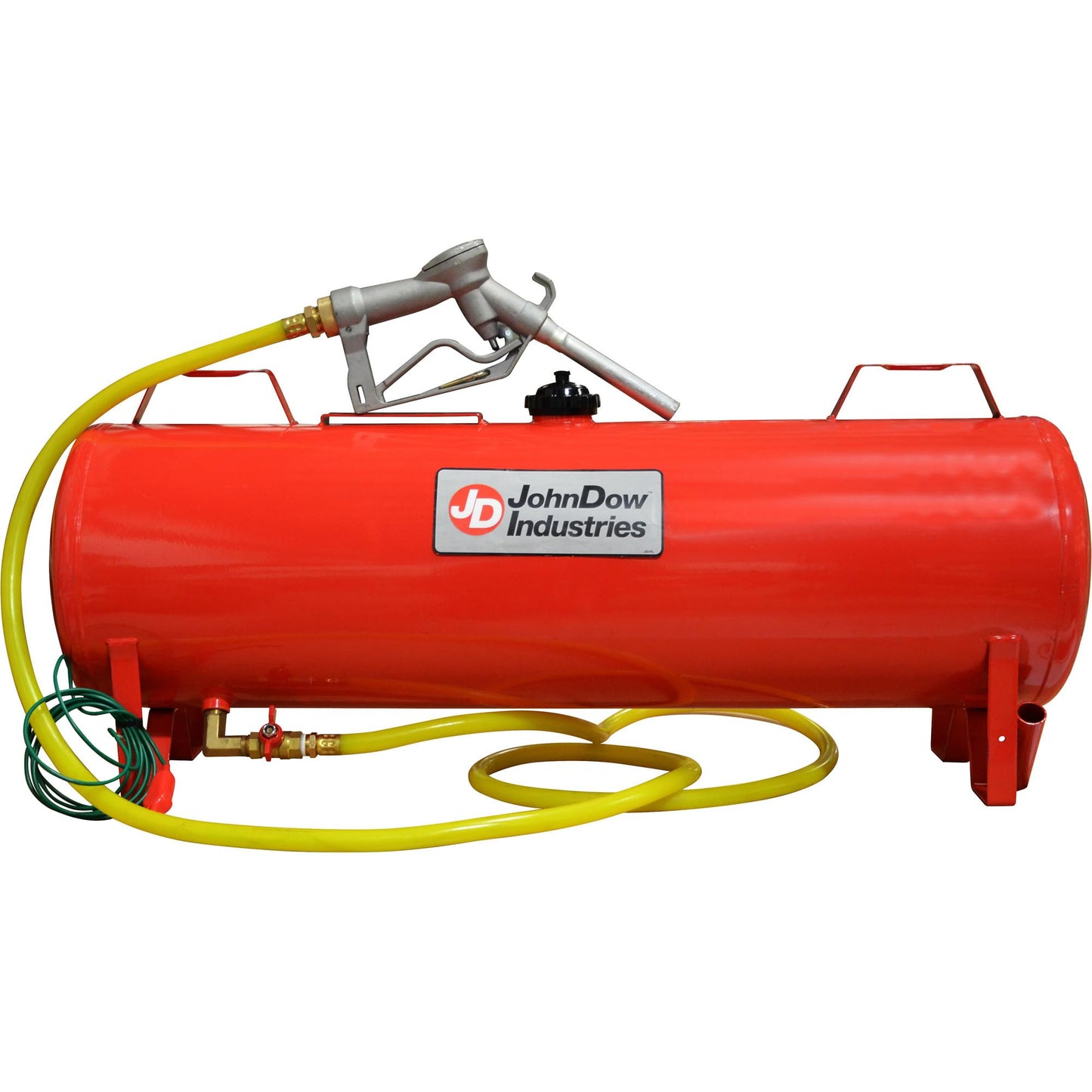 JohnDow Industries JDI-FST15 15 Gallon Fuel Station - Durable and Convenient Fuel Storage and Dispensing Solution,Red