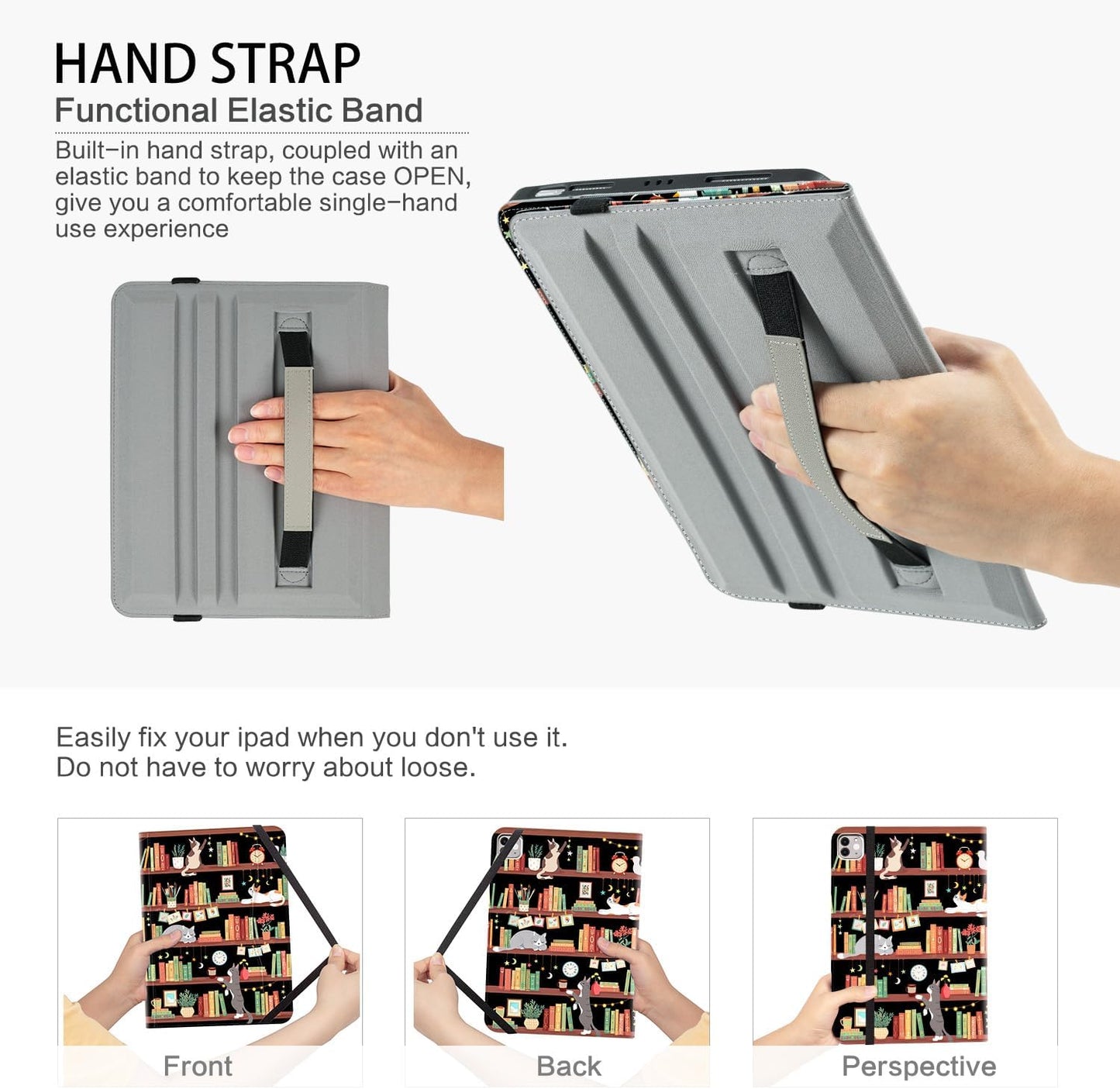 CutebriCase 11-inch M4/M3/M2, 5th/4th 10.9 Inch, 360 11-inch Rotating iPad Air Case Case for iPad Air Generation Swivel