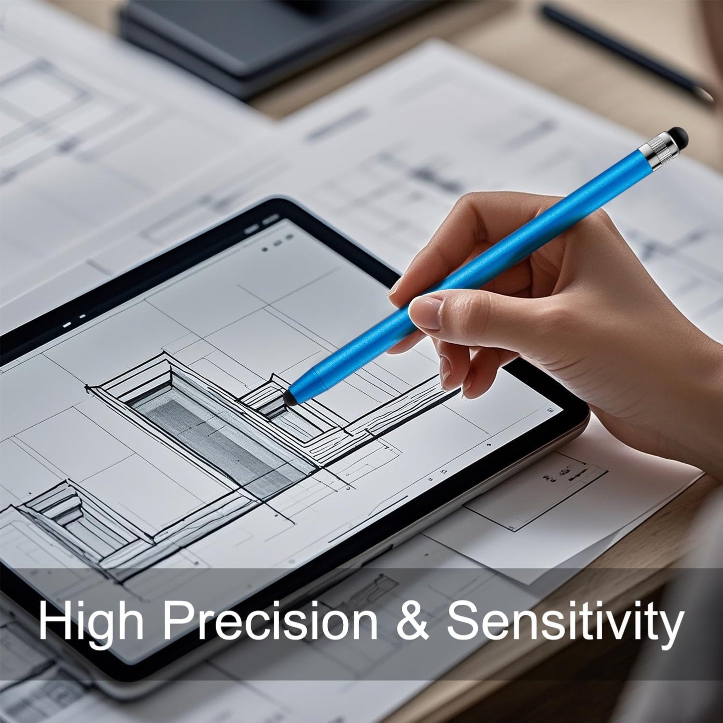 ChaoQ 6pcs Stylus Pen for Touchscreen, High Sensitivity and Precision Stylus Pen for iPad iPhone Android Suitable