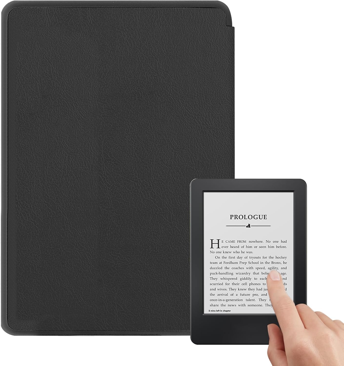 Saycker 7 Inch Kindle Cover,Protective Case for E Book Readers,Slim Design, Soft Inner (Black)