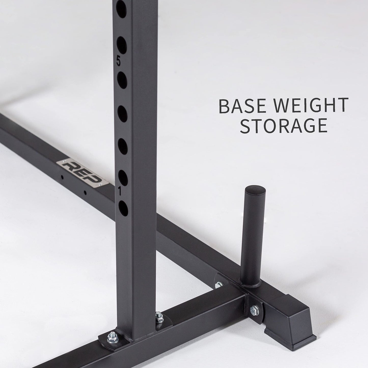 REP Fitness PR-1100 Power Rack Home Gym System, Compact Squat Cage with Multi-Grip Pull Up Bar, Adjustable, Rack Only