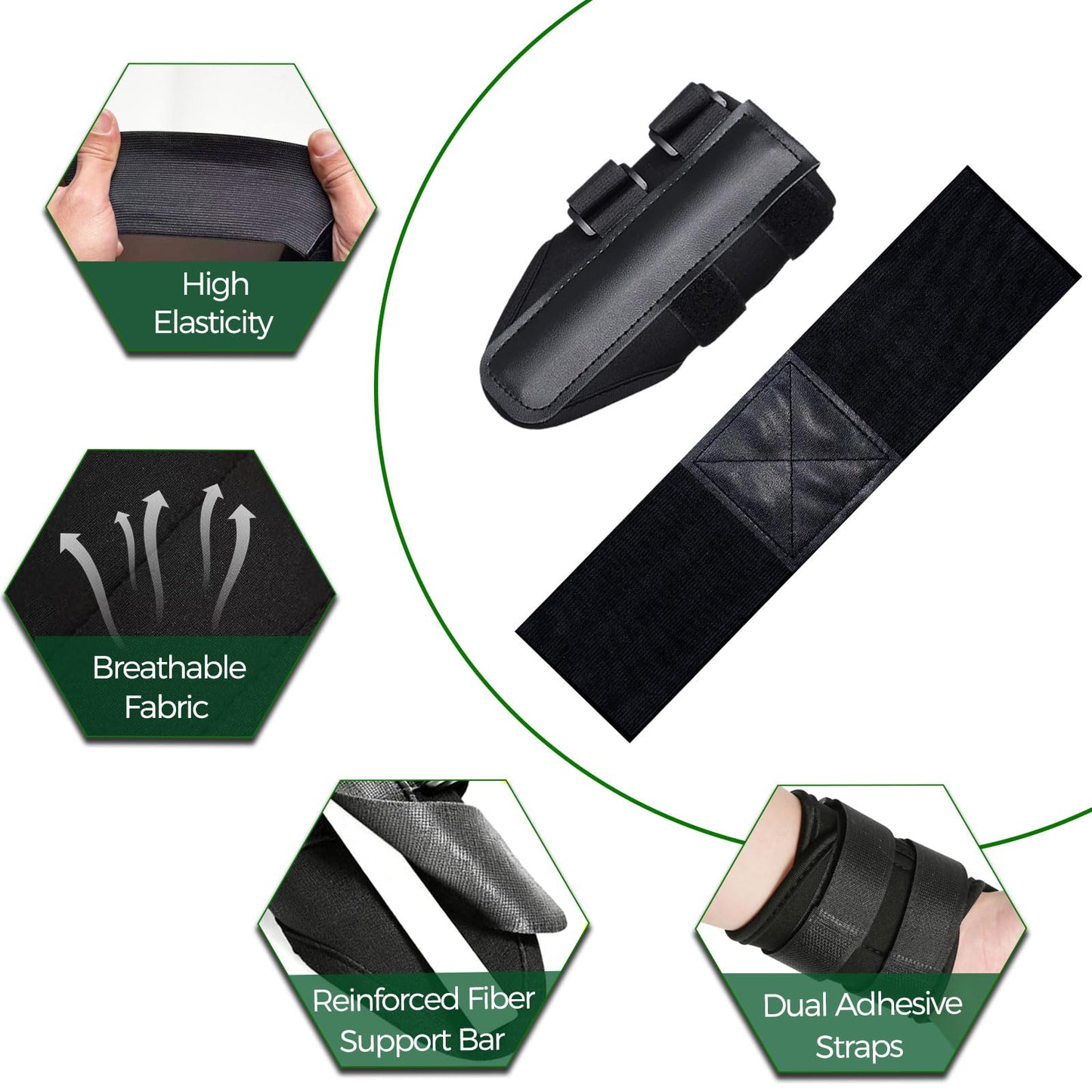RILL Golf Training Aid, Include Golf Wrist Training Aid and Arm Band, Golf Swing Training Aid to Correct Wrist Angle and Develop Muscle Memory, Posture Correcting Tool for Beginners and Pros