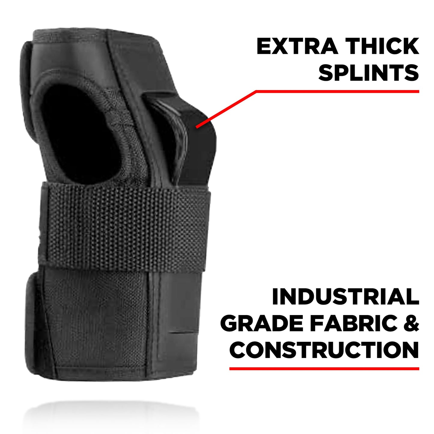187 Killer Pads Wrist Guards – Ideal for Skateboarding, in-Line Skating/Rollerblading and Roller Derby (Black, X-Small)