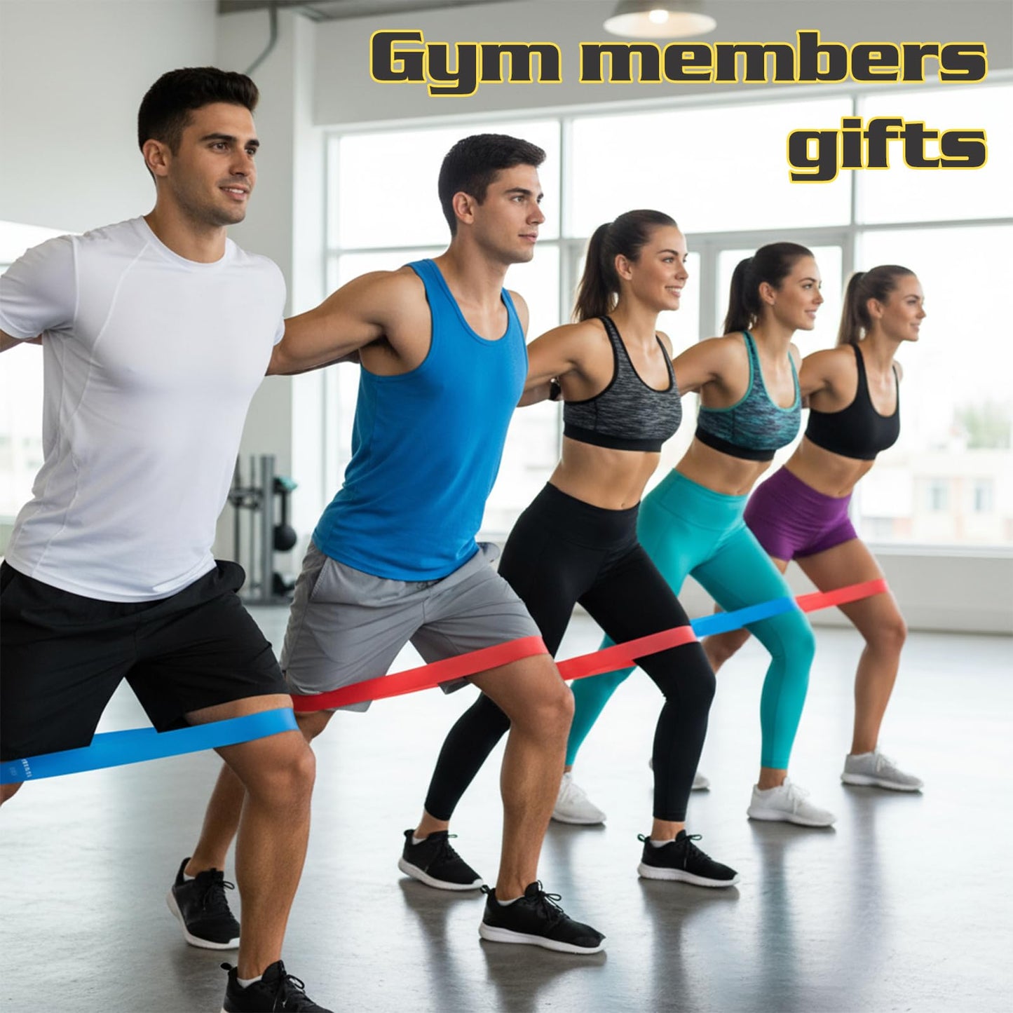 20 Pcs Resistance Bands for Women Men 10-50 Lbs 5 Different Resistance Levels Loop Exercise Bands for Leg Working Gym