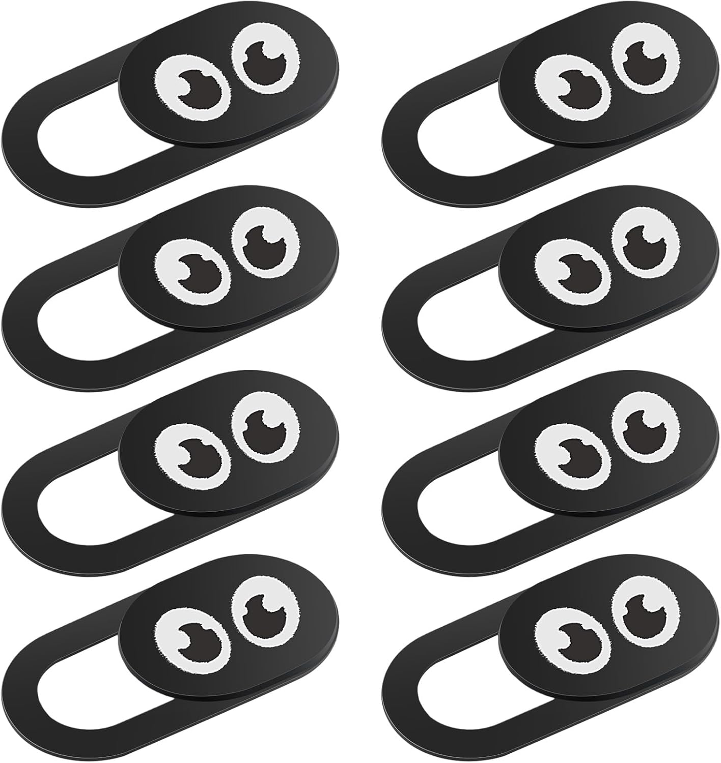 AOZUO 8PCS Thin Webcam Cover Slide, Phone Camera Cover Laptop Camera Blocker Slider Strong Adhesive Protect Privacy