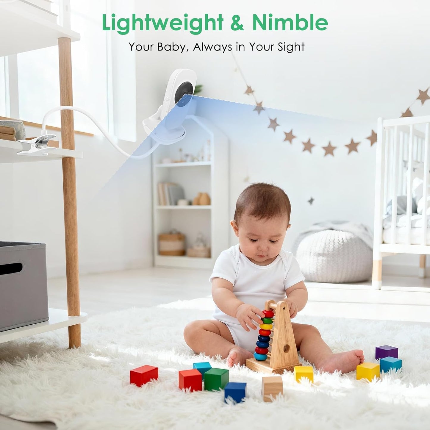 wochel VM819/ VM901/ VM923/ VM924, 15.7" Flexible Baby Monitor Mount for Most VTech Baby Monitor: Vtech Advanced HQ
