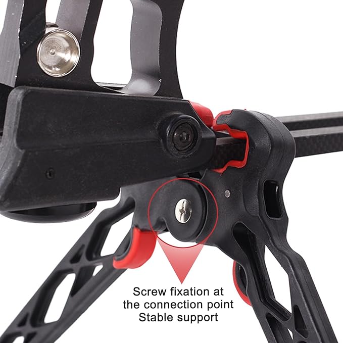 Archery Bow Stand, Rubber Foldable Compound Bow Holder, Ground - Supporting Bipod Rack for Compound Bows, Portable & Scratch - Resistant, Essential Archery Accessories for Hunting, Range & Display