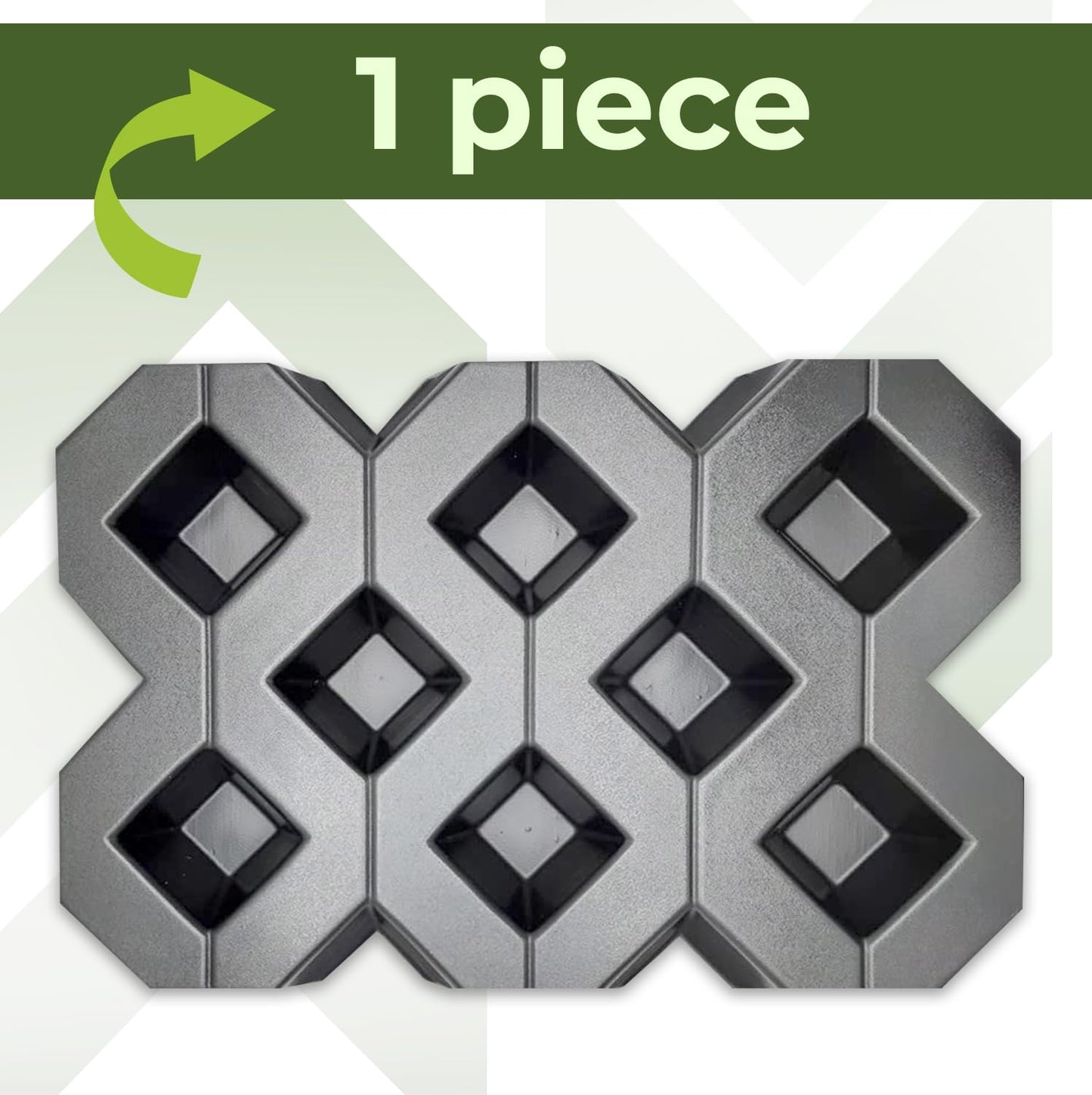 BETONEX Concrete Grass Pavers Breeze Block Paving Bricks Mold ABS 4mm Parking - Plastic Mold for Concrete Paving Cement - Pathmaker Form