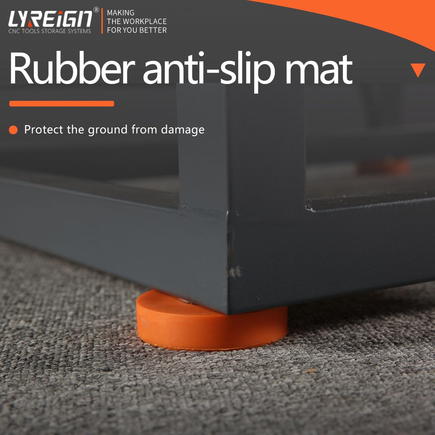 LYREIGN 5-Layer Double-Sided Parallel CNC Storage, Large Capacity Tool Keeper & Compartment for Workers