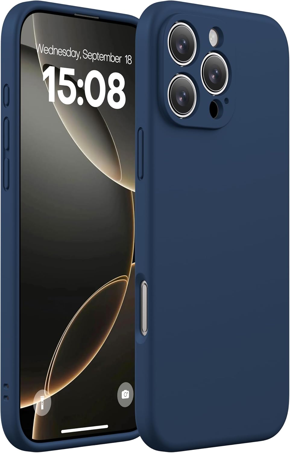 CellEver 16 Heavy-Duty Silicone Case for iPhone Pro [Camera Protection] [Anti-Oil Coating] Military Drop Protection