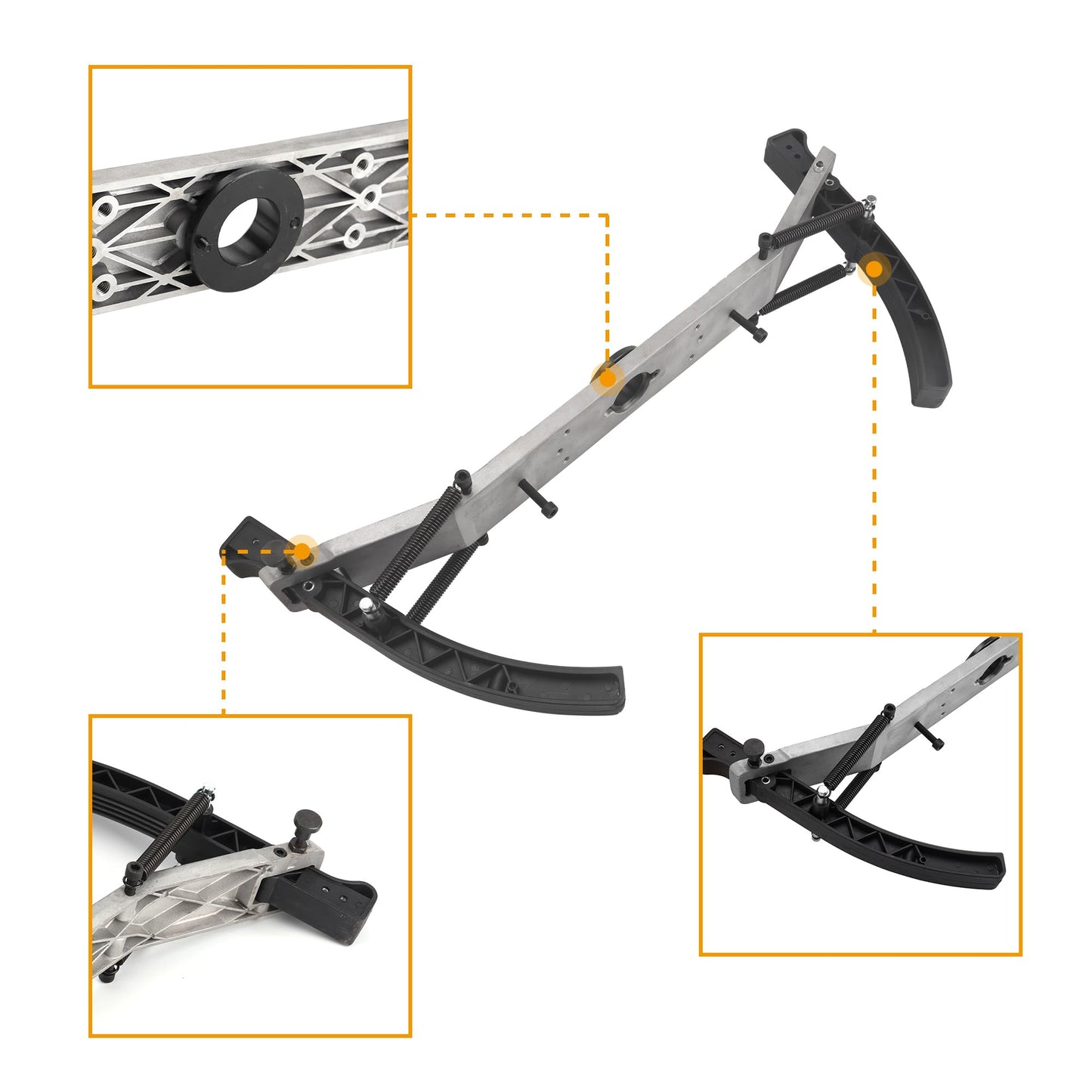 Motorcycle Tire Clamp, Wheel Balancer Adapter,10mm Installation Shaft, Motorcycle Tyre Balancing Tool, with 36 38 40mm Hole Size(Install Size:10x1.5mm)