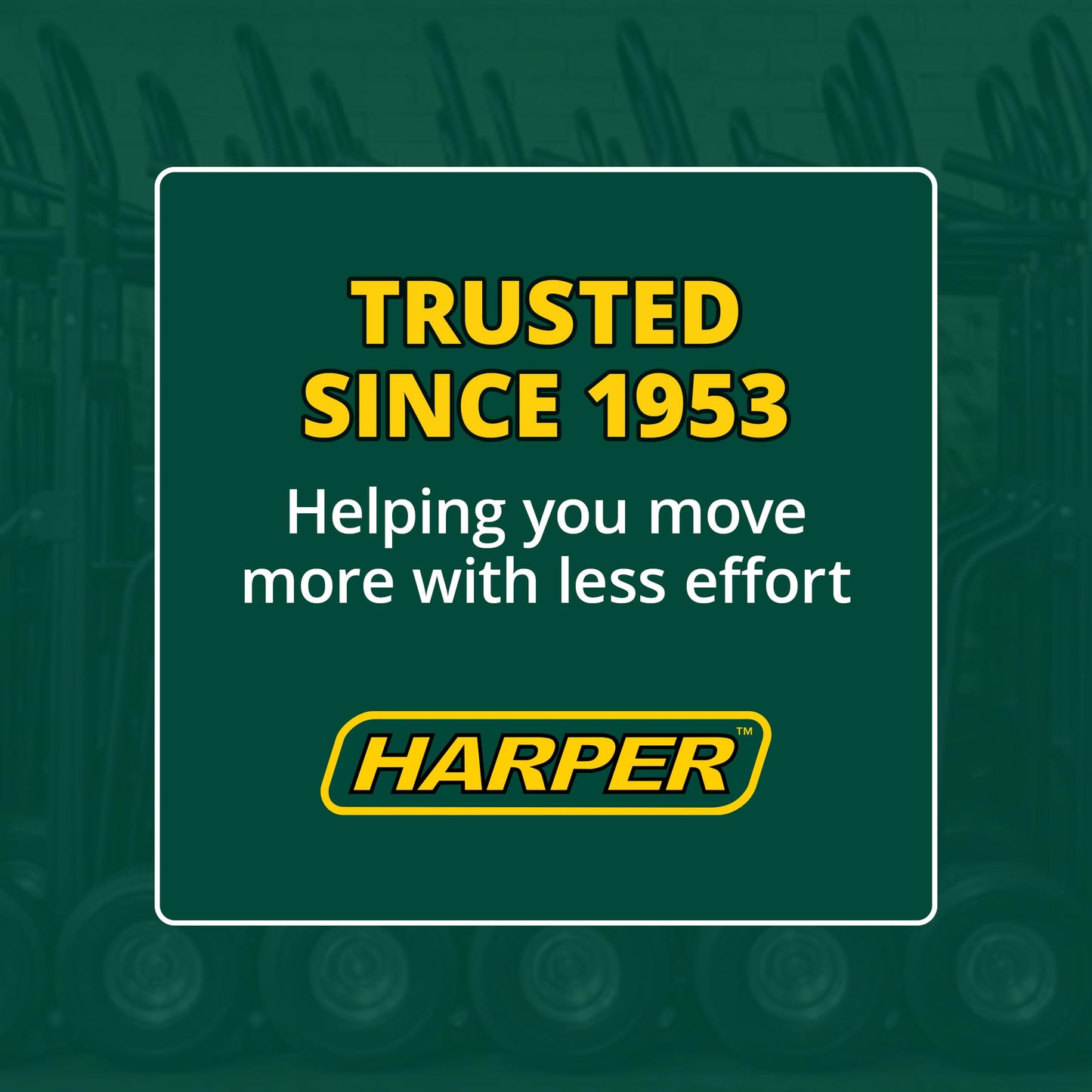Harper Trucks 6781 Appliance Hand Truck, Dark Green