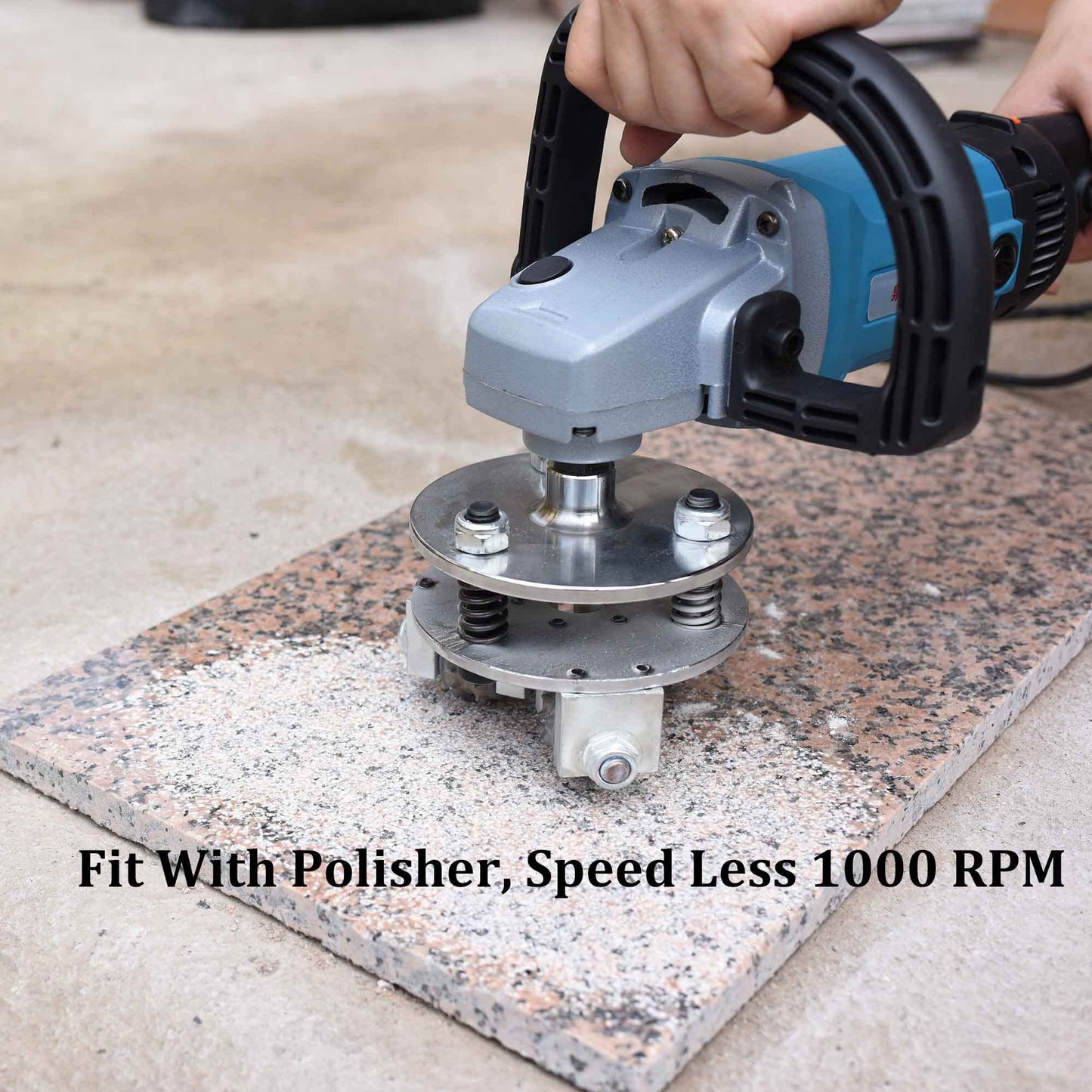 ACTINTOOL 5 In. Coating Removal Stone Texturing Bush Hammer, Concrete Patch Repair Prepare Bushing Tool Plate For Angle Grinder, Stone Concrete Roughness Pulverization Bushing Hammer(5/8-11" Thread)