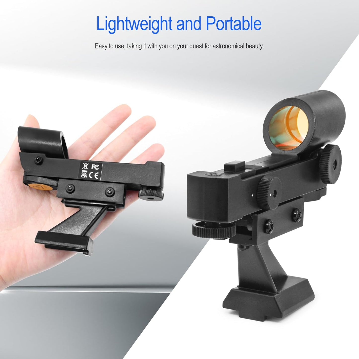 Astromania StarPointer Finderscope for Astronomical Telescopes Reflex Viewfinder, Red Dot Finder Scope Sight Telescope