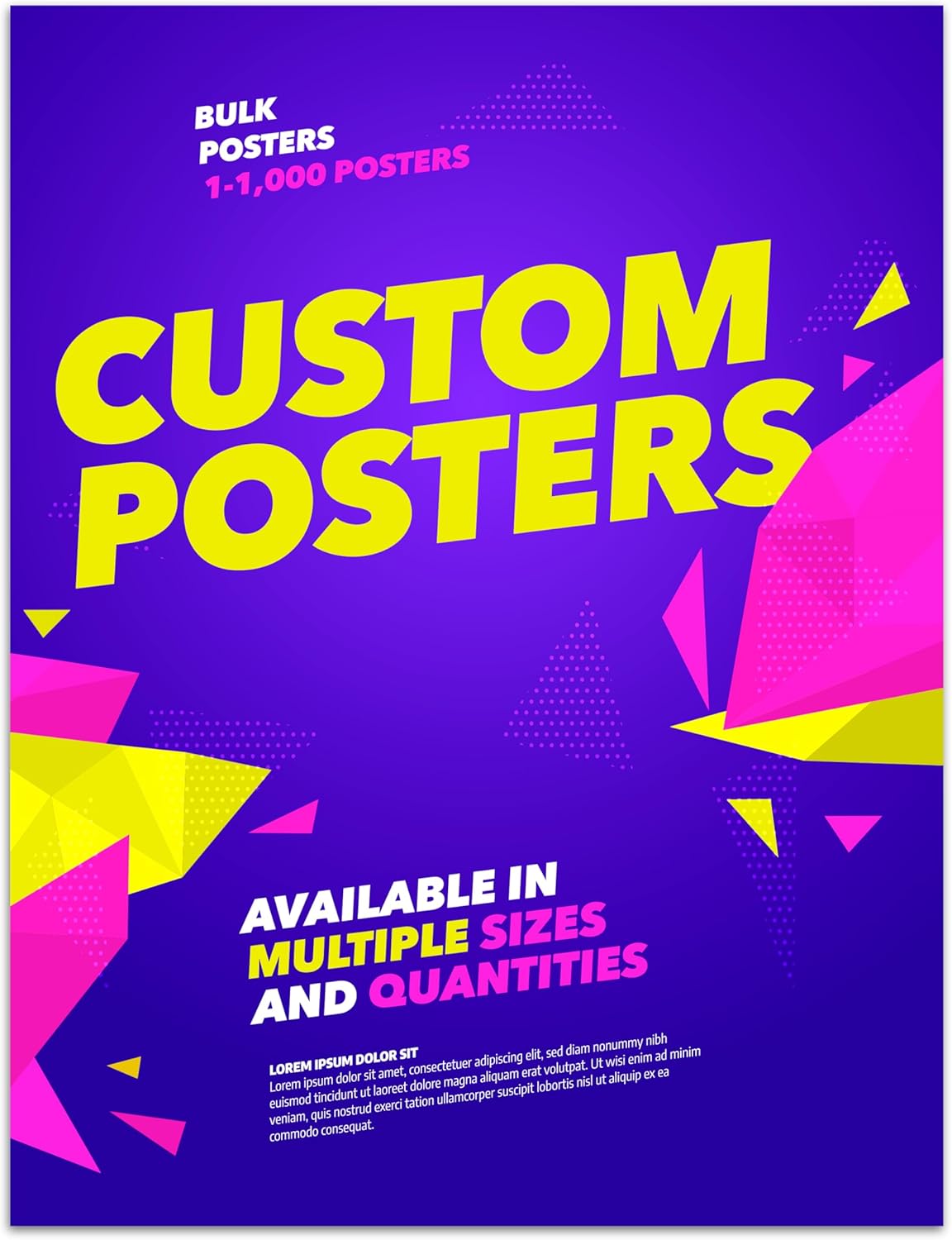 Skiennix Custom Posters - Glossy Finish - Available in Multiple Sizes (12x18" to 1,000 Posters)