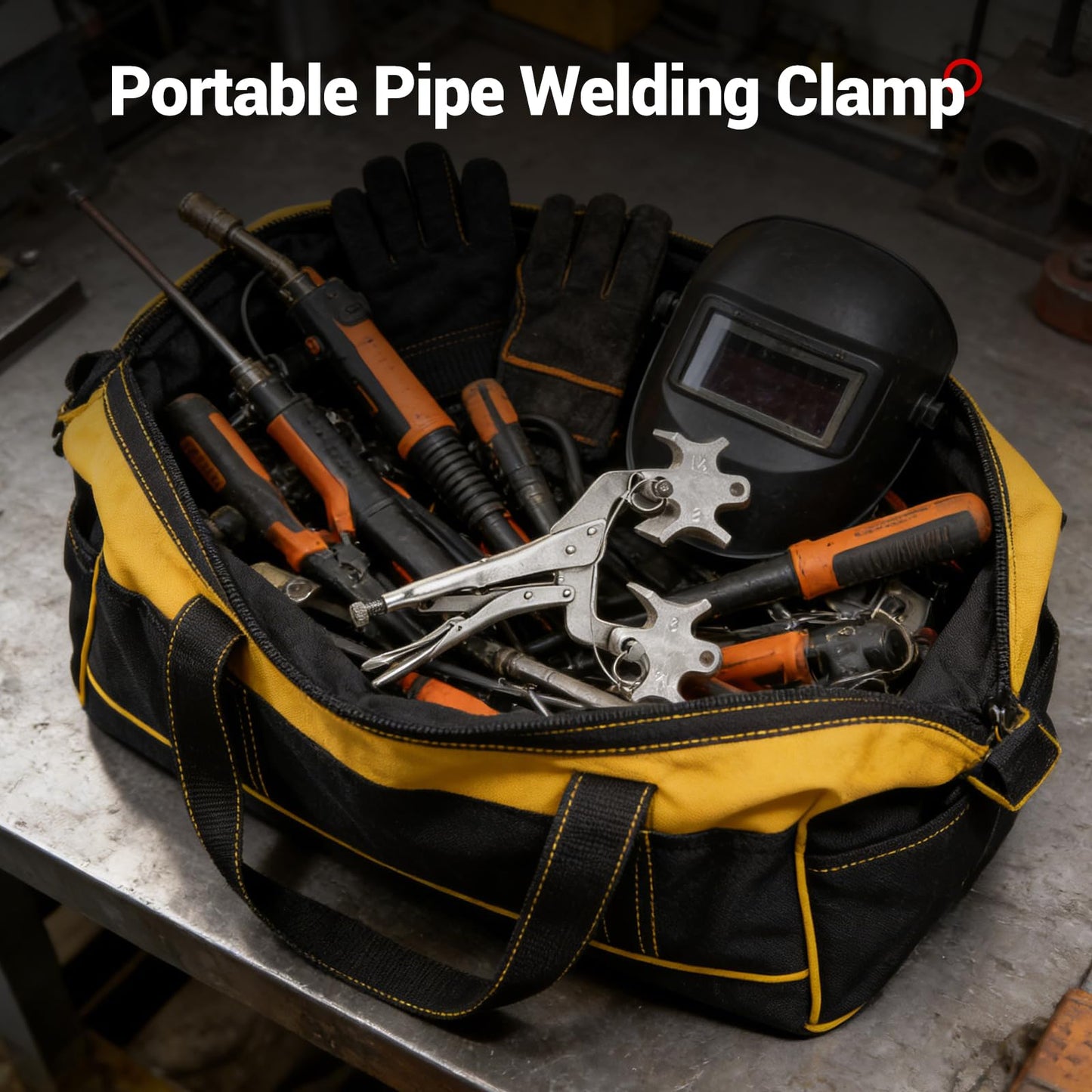 Pipe Welding Clamp – Welders 3rd Hand Portable Alignment Tool for Butt Welds Fits 1/2" to 4" Pipe – Versatile Pipe Fitting Clamp, Vise Clamps