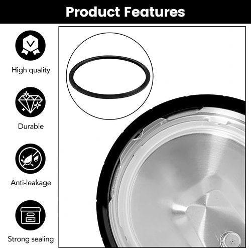 09936 Pressure Cooker Sealing Ring, Overpressure Plugs Fit for Presto Pressure Cooker, (2 Packs) Model 4 Quart 6 Quart, Replace 0126002 0136102 0136403 0136304 0136001 0216001