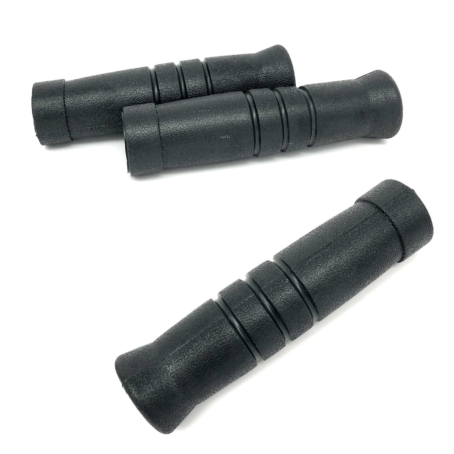 SquEqu 4 Pack LAT Pulldown Machine Straight Bar Grips Non-Slip Tricep Bar Rubber Grips for Fitness LAT and Lift Pulley System Cable Machine Attachment Row Handles Cable Station Pull Down Gym
