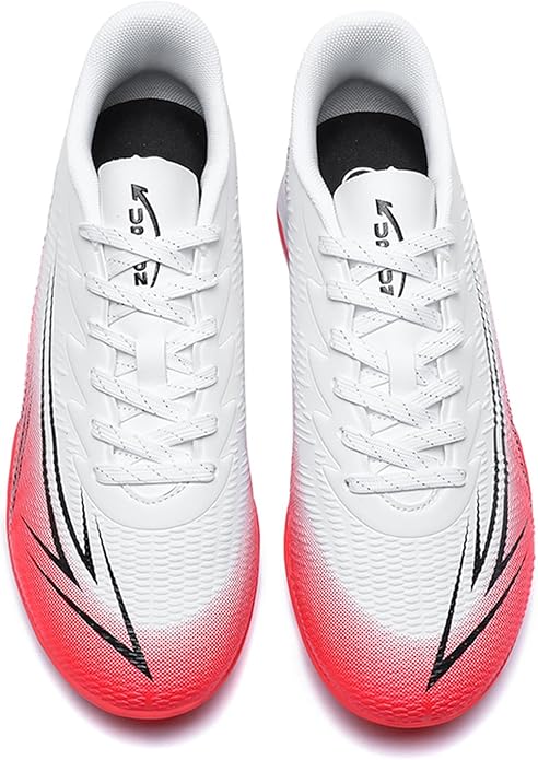 Men's High Top Soccer Shoes FG Long Spikes Adult Football Shoes Lightweight Professional Athletic Training