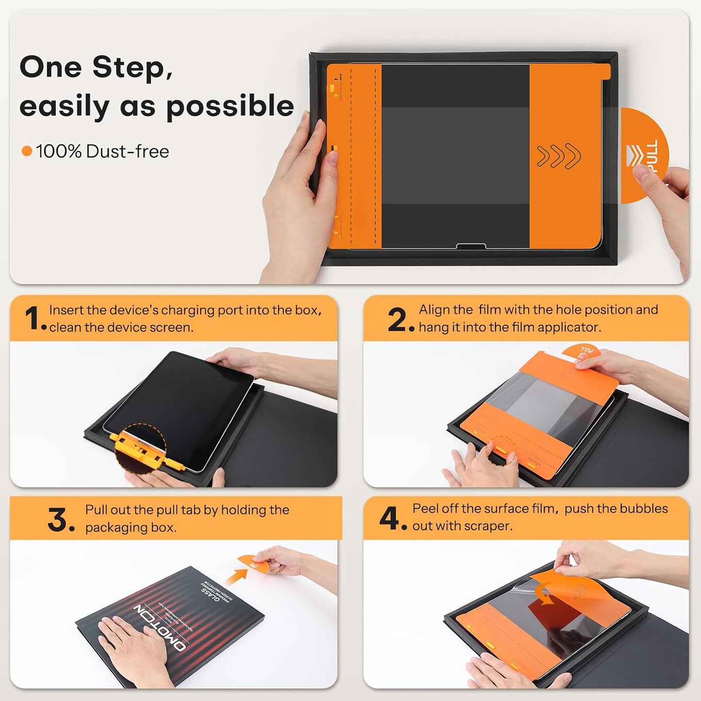 13 Inch M5/M4 (8th/7th Gen,2025/2024), 2 Pack OMOTON PAPERSENSE Paper Screen Protector for iPad Pro Matte Layer